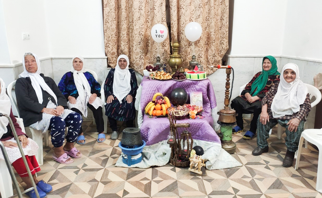 شب چله در خانه سالمندان