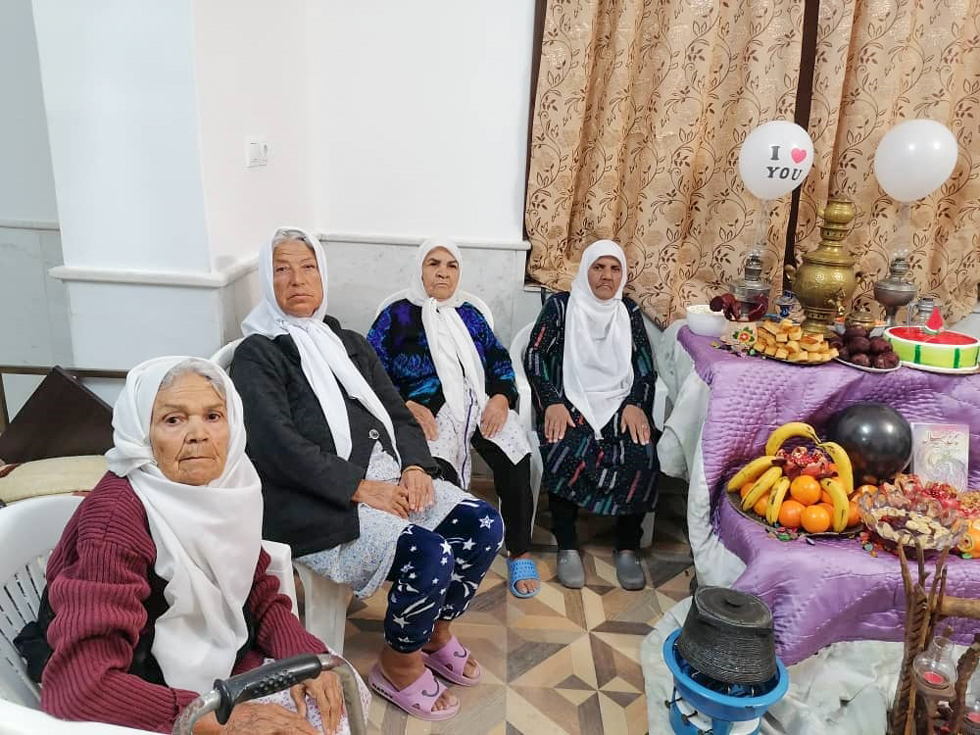 شب یلدا خانه سالمندان